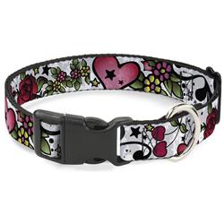 Plastic Clip Collar - Mom & Dad CLOSE-UP White
