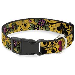 Plastic Clip Collar - Mom & Dad CLOSE-UP Yellow