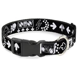 Plastic Clip Collar - Music Happy Face