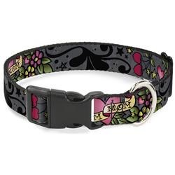 Plastic Clip Collar - Mom & Mom Gray