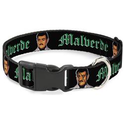 Plastic Clip Collar - Malverde Repeat