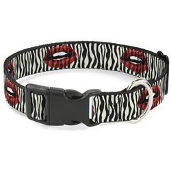 Plastic Clip Collar - Mouth Zebra