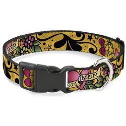 Plastic Clip Collar - Mom & Mom Yellow