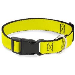 Plastic Clip Collar - Neon Yellow