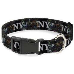 Plastic Clip Collar - New York Subway