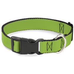 Plastic Clip Collar - Neon Green