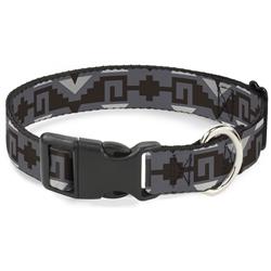 Plastic Clip Collar - Navajo2 Grays