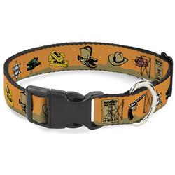 Plastic Clip Collar - Old Western Multi Color