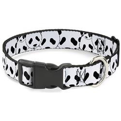 Plastic Clip Collar - Panda Bear Stacked