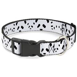 Plastic Clip Collar - Panda Bear Spots