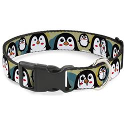 Plastic Clip Collar - Penguin Cartoon