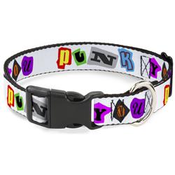 Plastic Clip Collar - Punk You White/Full Color