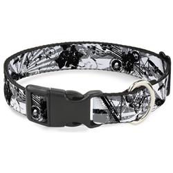 Plastic Clip Collar - Rising Sun White/Gray