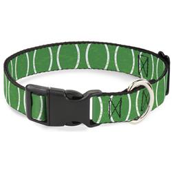 Plastic Clip Collar - Rings Camo Neon Green/White