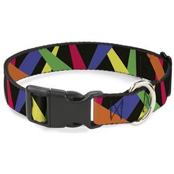 Plastic Clip Collar - Spotlight Black/Multi Neon