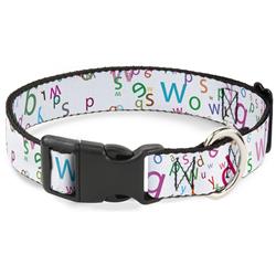 Plastic Clip Collar - Stargazer White/Multi Color