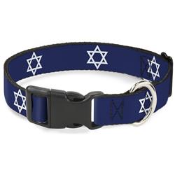 Plastic Clip Collar - Star of David