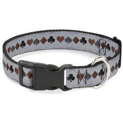 Plastic Clip Collar - Suits Gray Stone