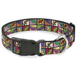 Plastic Clip Collar - Sound Effect Checkers Multi Color