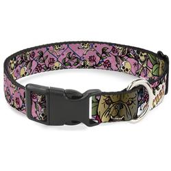 Plastic Clip Collar - Trust No One Pink