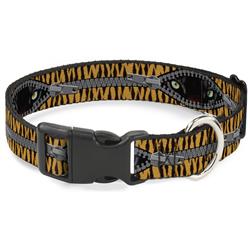 Plastic Clip Collar - Tiger Eyes