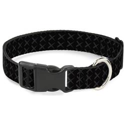 Plastic Clip Collar - Tread Plate Black/Gray