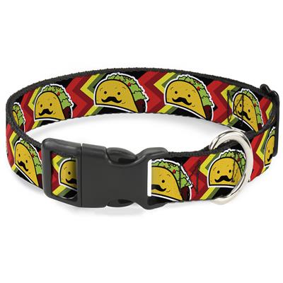 Plastic Clip Collar - Taco Man