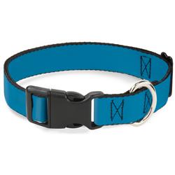 Plastic Clip Collar - Vivid Turquoise