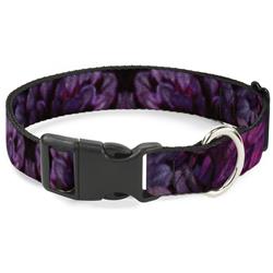 Plastic Clip Collar - Vivid Floral Collage Pinks