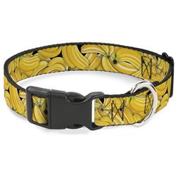 Plastic Clip Collar - Vivid Banana Bunches Stacked