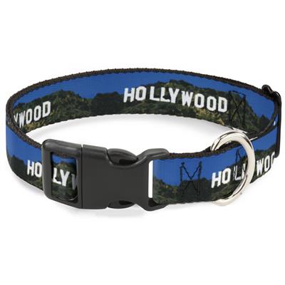 Plastic Clip Collar - Vivid HOLLYWOOD Sign
