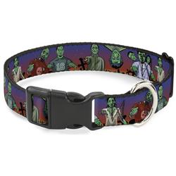 Plastic Clip Collar - Walking Zombies
