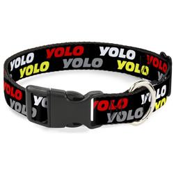 Plastic Clip Collar - YOLO2 Black/Red/White/Gray/Yellow