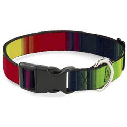 Plastic Clip Collar - Zarape4 Vertical Rasta