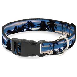 Plastic Clip Collar - Blue Sunset