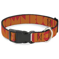 Plastic Clip Collar - BUCKLE-DOWN Shapes Red/Orange