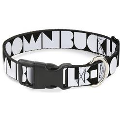 Plastic Clip Collar - BUCKLE-DOWN Shapes Black/White