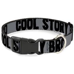 Plastic Clip Collar - COOL STORY BRO Gray/Black
