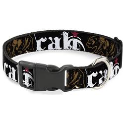 Plastic Clip Collar - CALI w/Grizzly Bear