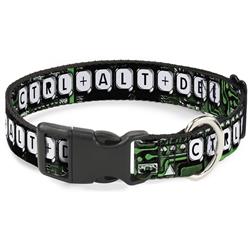 Plastic Clip Collar - CTRL+ALT+DEL Chip
