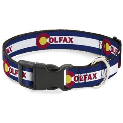 Plastic Clip Collar - Colfax Colorado Flag