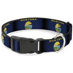 Plastic Clip Collar - Montana Flags2