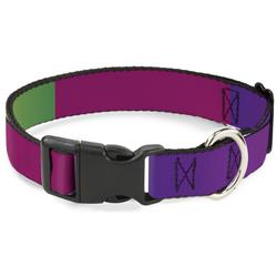 Plastic Clip Collar - Multi Color Blocks