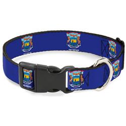 Plastic Clip Collar - Michigan Flag Continuous