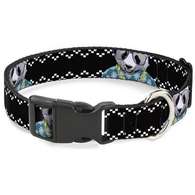 Plastic Clip Collar - Panda Bling