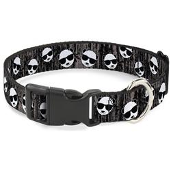 Plastic Clip Collar - Panda w/Sunglasses & Palm Trees