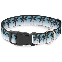 Plastic Clip Collar - Palm Tree Skyline