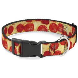 Plastic Clip Collar - Pepperoni Pizza Vivid