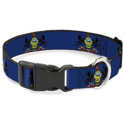 Plastic Clip Collar - Pennsylvania Flag