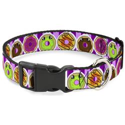 Plastic Clip Collar - Sprinkle Donut Expressions Pink